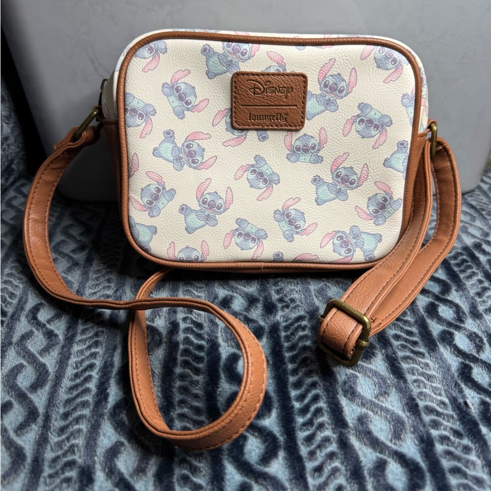 Loungefly Disney LILO Cream and Tan Crossbody Bag